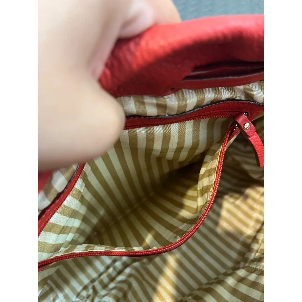 Kate Spade NY‎ Westbury Drawstring Opus POPPY RED Shoulder Handbag Retail $398